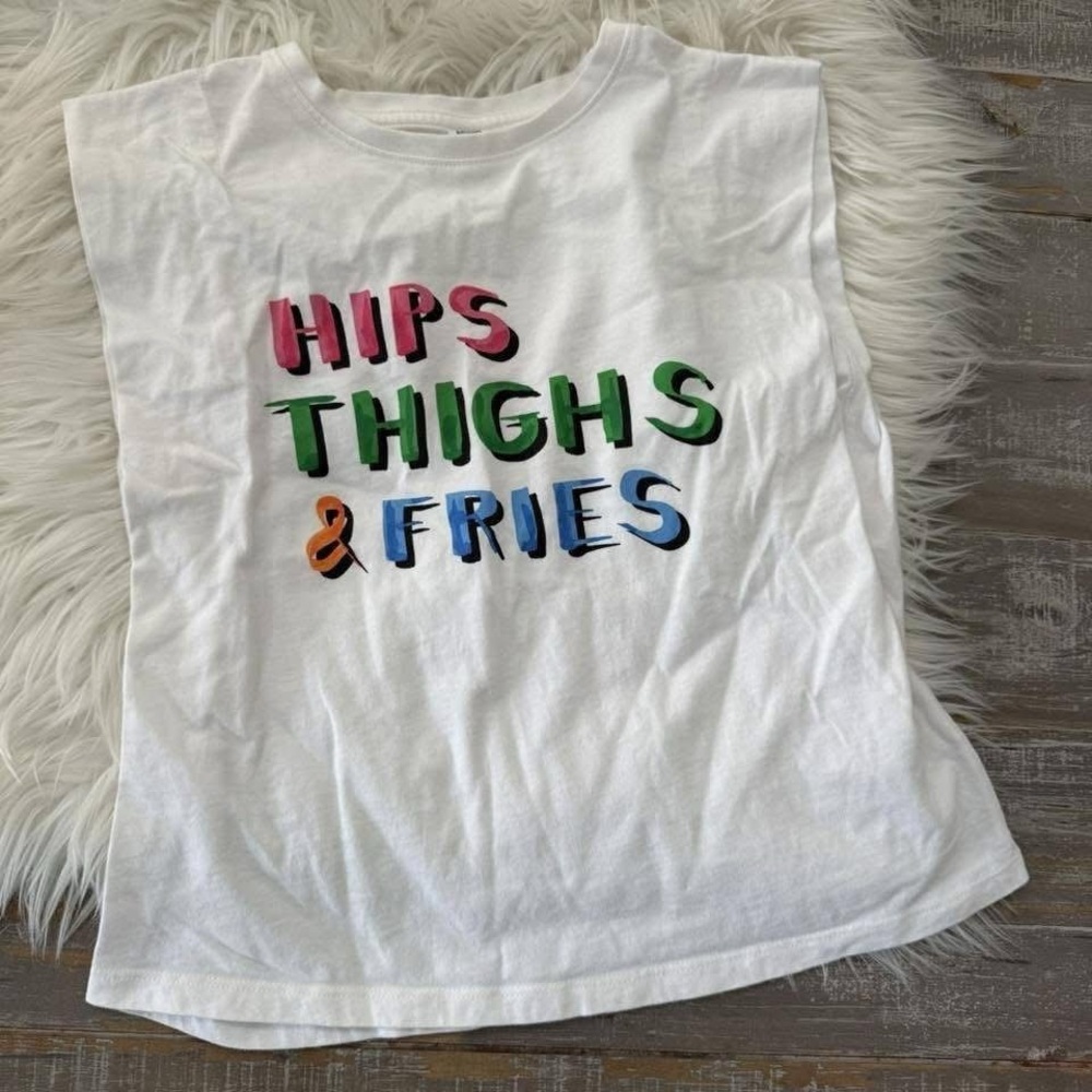 Tabitha Brown Hips Thighs & Fries Graphic Tank Top - Picture 4 of 4